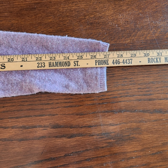 Max Studio 100% Cashmere purple cowl neck pull-over sweater L - Picture 10 of 11